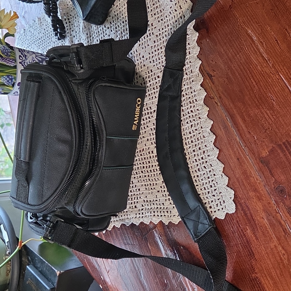 Vintage AMBICO Classic Camcorder/Camera Shoulder Bag 1990s * Beautiful Condition